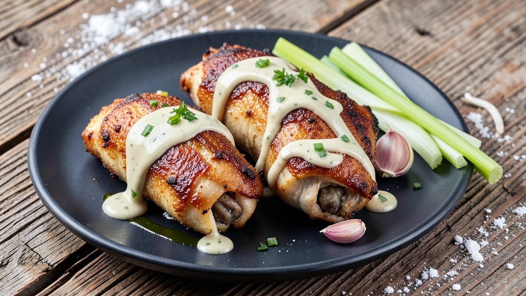 Baked Chicken Thighs With Ranch Dressing Recipe: Crunchy Celery Ranch Crust Magic