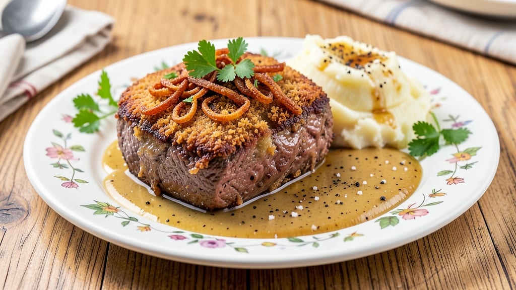 Alton Brown's Chicken Fried Steak Recipe: Buttermilk Brined Crisp With Homestyle Gravy