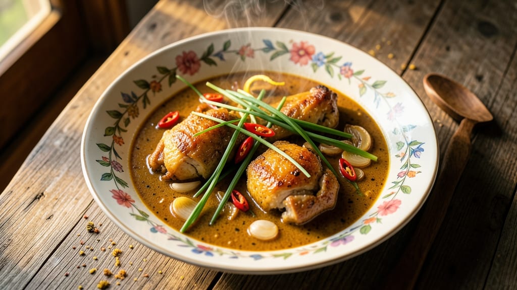 Balinese Chicken Curry Recipe: Fragrant Lemongrass and Galangal Infusion