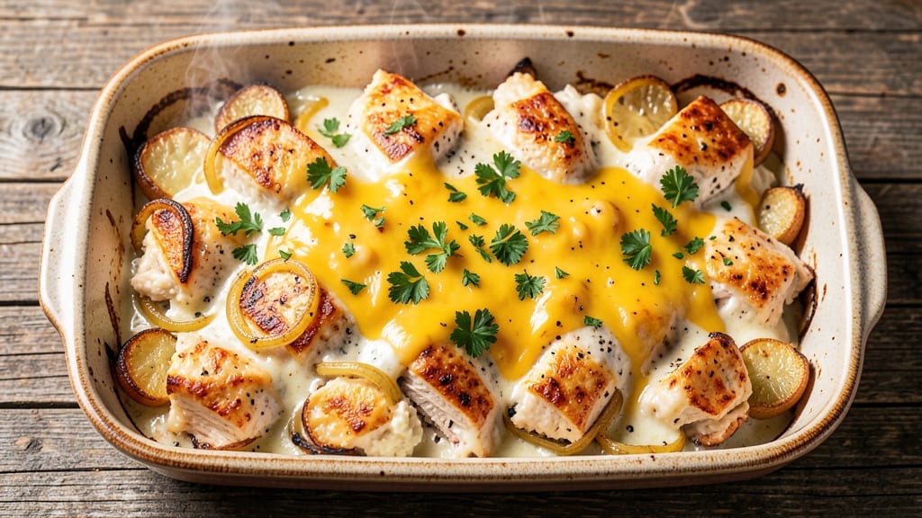 Paula Deen's Chicken Casserole Recipe: Buttery Celery Crown Crunch Topped Warm Comfort