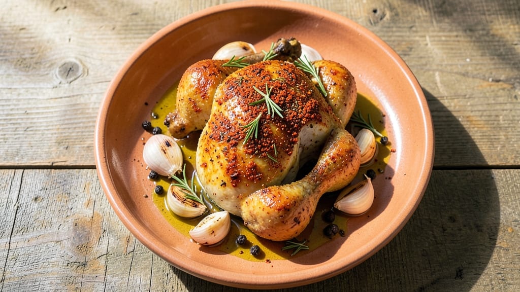 Spanish Chicken Recipe: Smoky Paprika and Garlic Roast With Crispy Skin